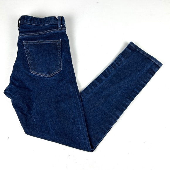 Uniqlo Kaihara Selvedge Jeans Slim Straight Fit Blue Men's Size 32 X 31 - Picture 1 of 10